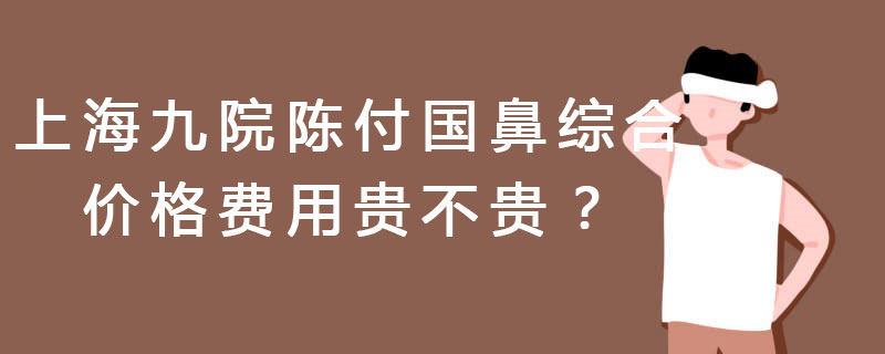 上海九院陈付国鼻综合价格费用多少钱？贵不贵？